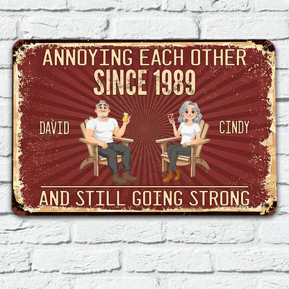 Everlasting Love - Personalized Custom Metal Sign