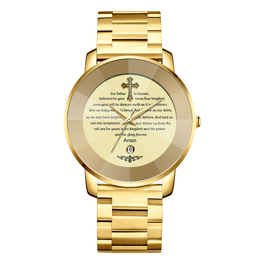 ✝️ A Timeless Symbol of Faith & Strength Luxury Cross Watch Designed for Men Who Walk With Purpose