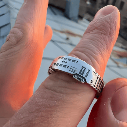 🔥LAST DAY 50% OFF - 🚇✨Spinning Subway Train Ring