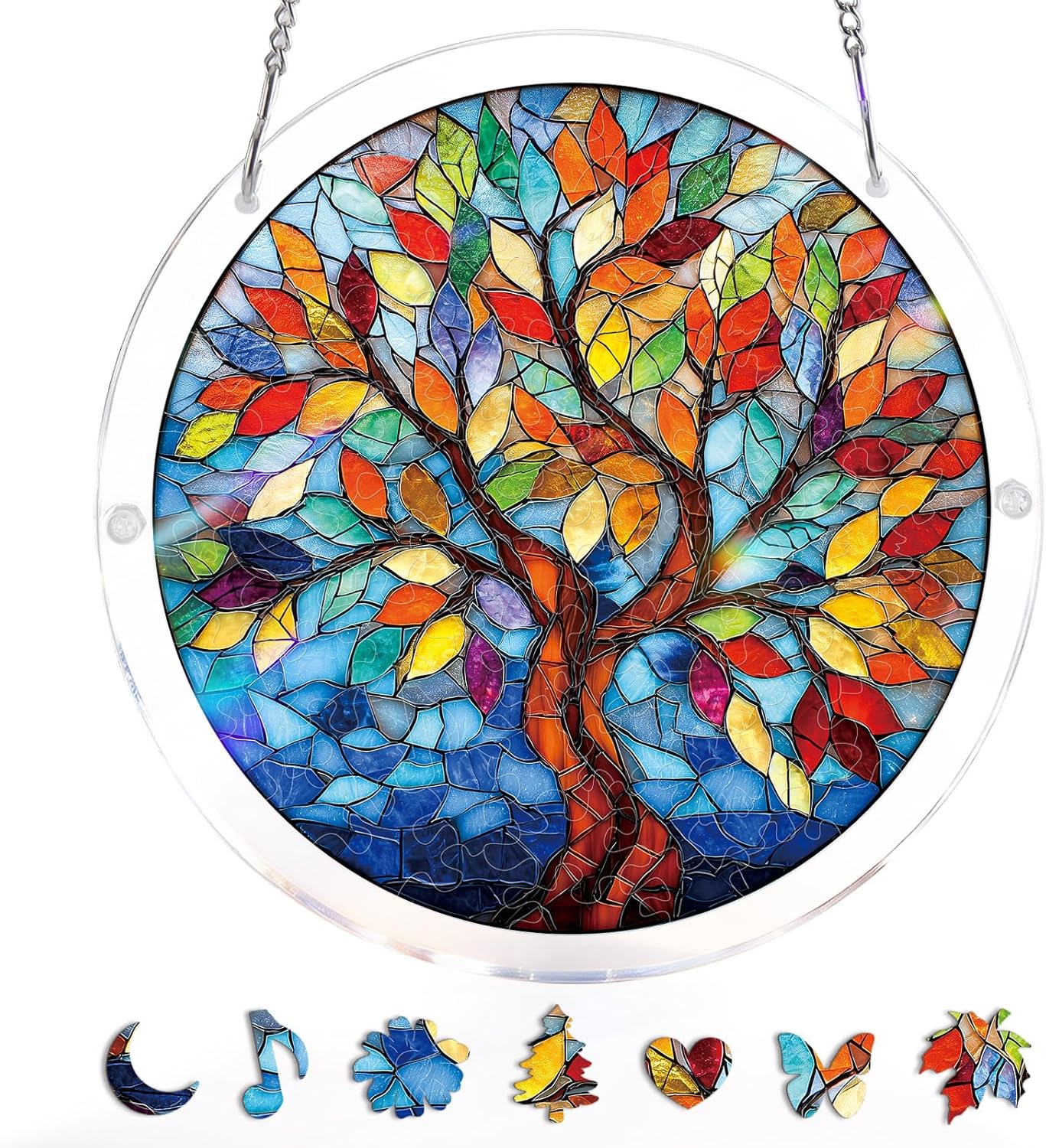 💖Acryl-Puzzle-Sonnenfänger - Heiliges Licht Jesu