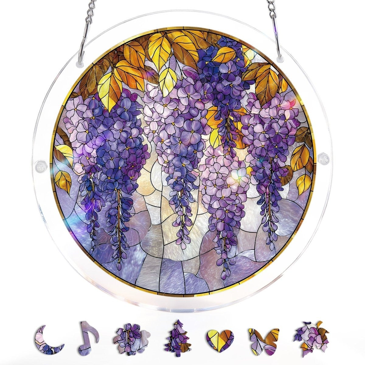 💖Acryl-Puzzle-Sonnenfänger - Heiliges Licht Jesu