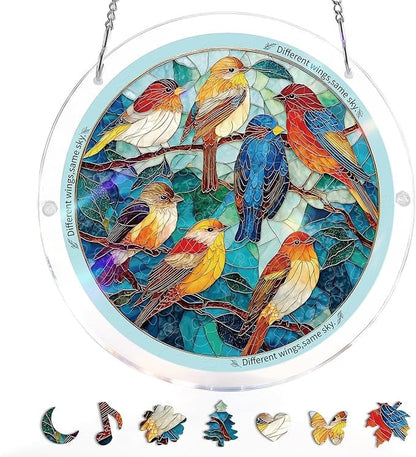 💖Acryl-Puzzle-Sonnenfänger - Heiliges Licht Jesu