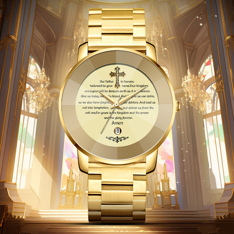 ✝️ A Timeless Symbol of Faith & Strength Luxury Cross Watch Designed for Men Who Walk With Purpose