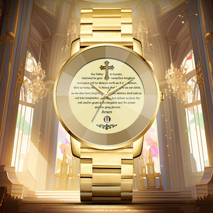 ✝️ A Timeless Symbol of Faith & Strength Luxury Cross Watch Designed for Men Who Walk With Purpose