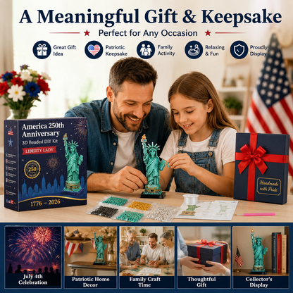 America 250th Anniversary 3D Beaded DIY Kit
