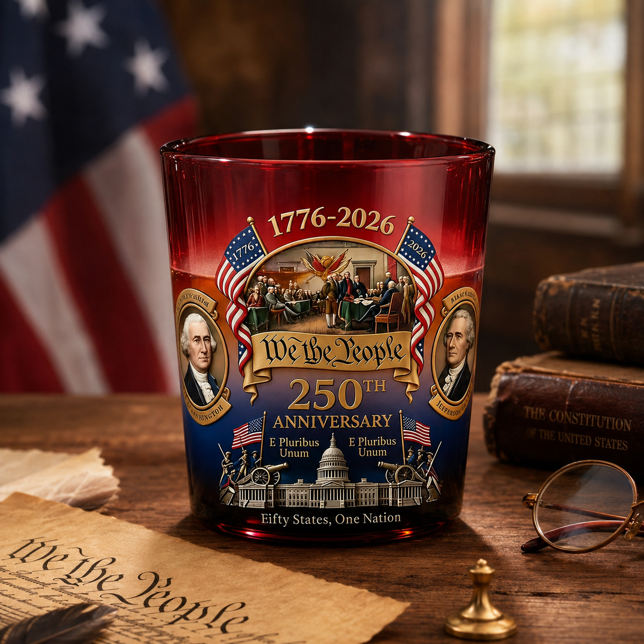 🔥LIMITIERTE AUFLAGE — WE THE PEOPLE 250™ WHISKEYGLAS