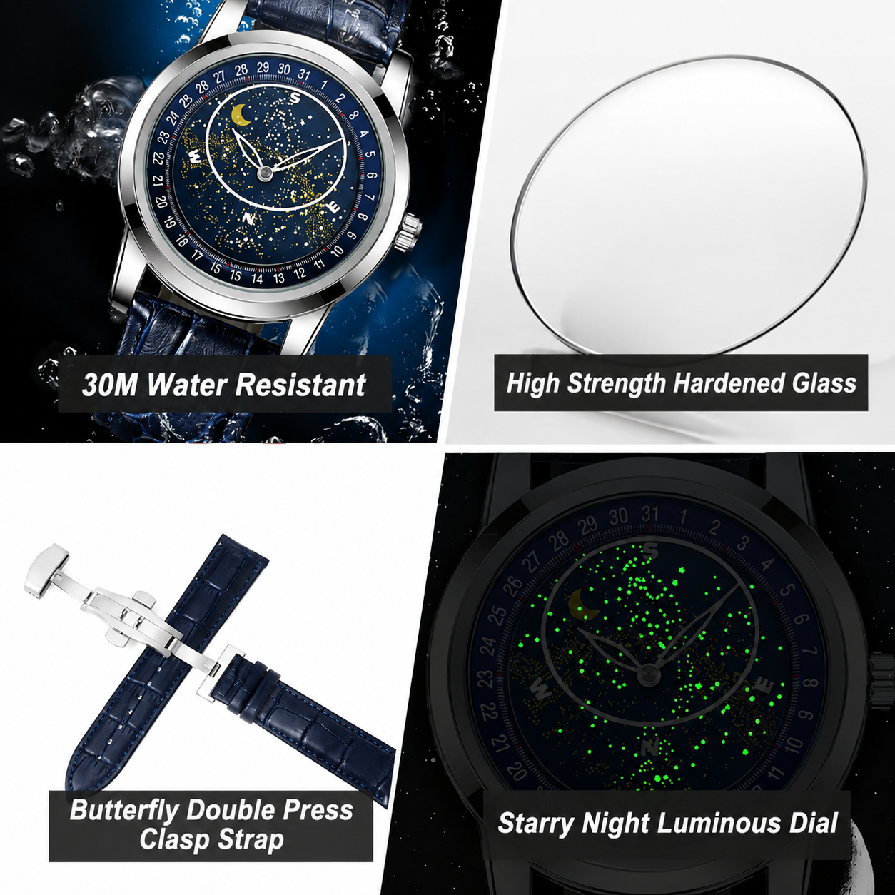 🔥Neuheit-Special: 30 % Rabatt – Herrenuhr, vollautomatisch, mechanisch, mit drehbarem Sternenhimmel-Zifferblatt – wasserdicht & leuchtend
