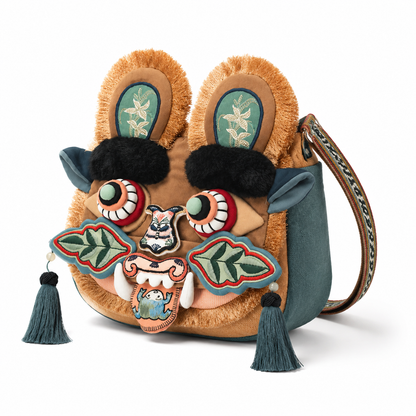 🐯Tiger Embroidered Bag – Chinese Folk Art, Elon Musk’s Son Inspired