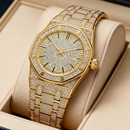 🔥 LIMITED TIME 70% OFF | Luxury Iced Out Quartz Watch for Men