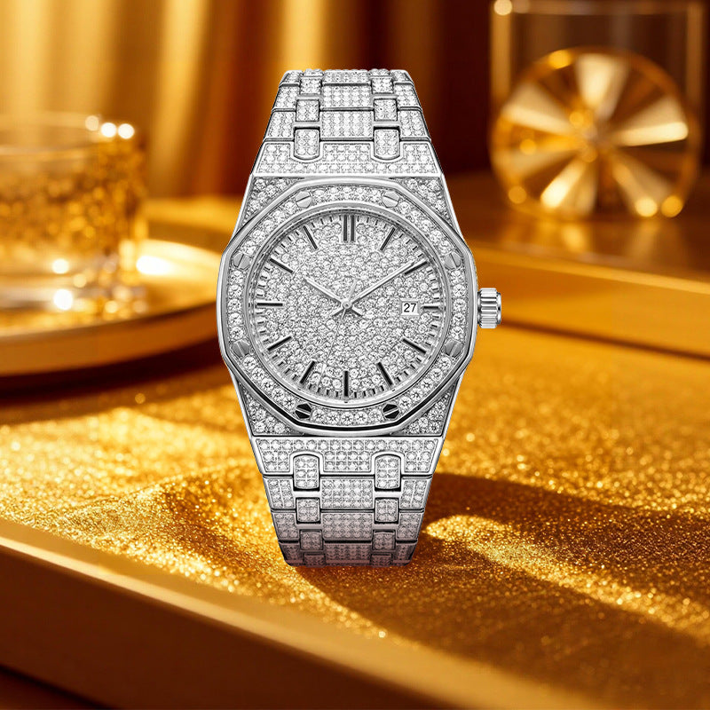 🔥 LIMITED TIME 70% OFF | Luxury Iced Out Quartz Watch for Men