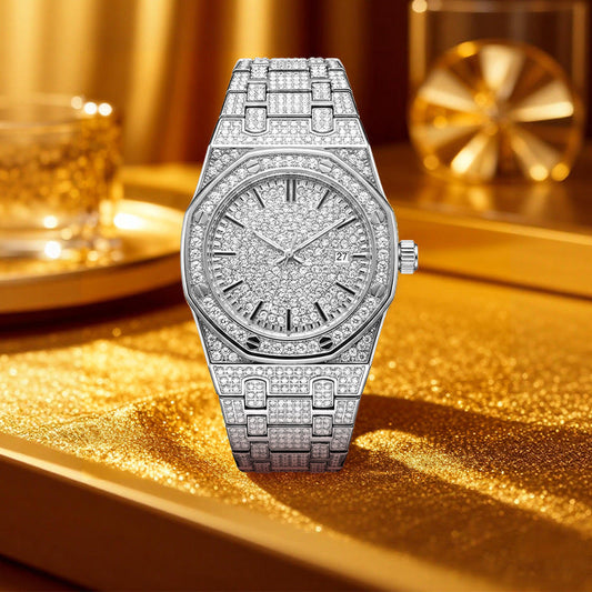 🔥 LIMITED TIME 70% OFF | Luxury Iced Out Quartz Watch for Men