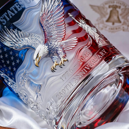 Limitierte Auflage 2026 USA 250. Jubiläums-Gedenkglas – 1776-2026 Heritage Edition