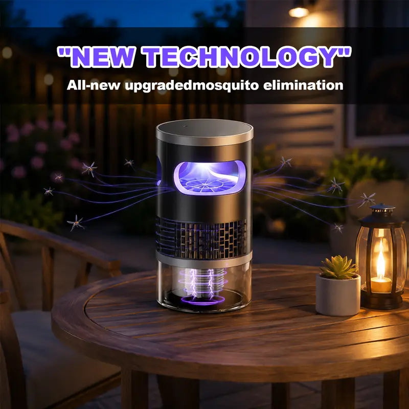 🌙 Save 50% Instantly! 🔥 Silent UV Mosquito Trap — Chemical-Free, Safe for Children & Pets 🦟 Rechargeable or Plug-in Operation — A Summer Essential!