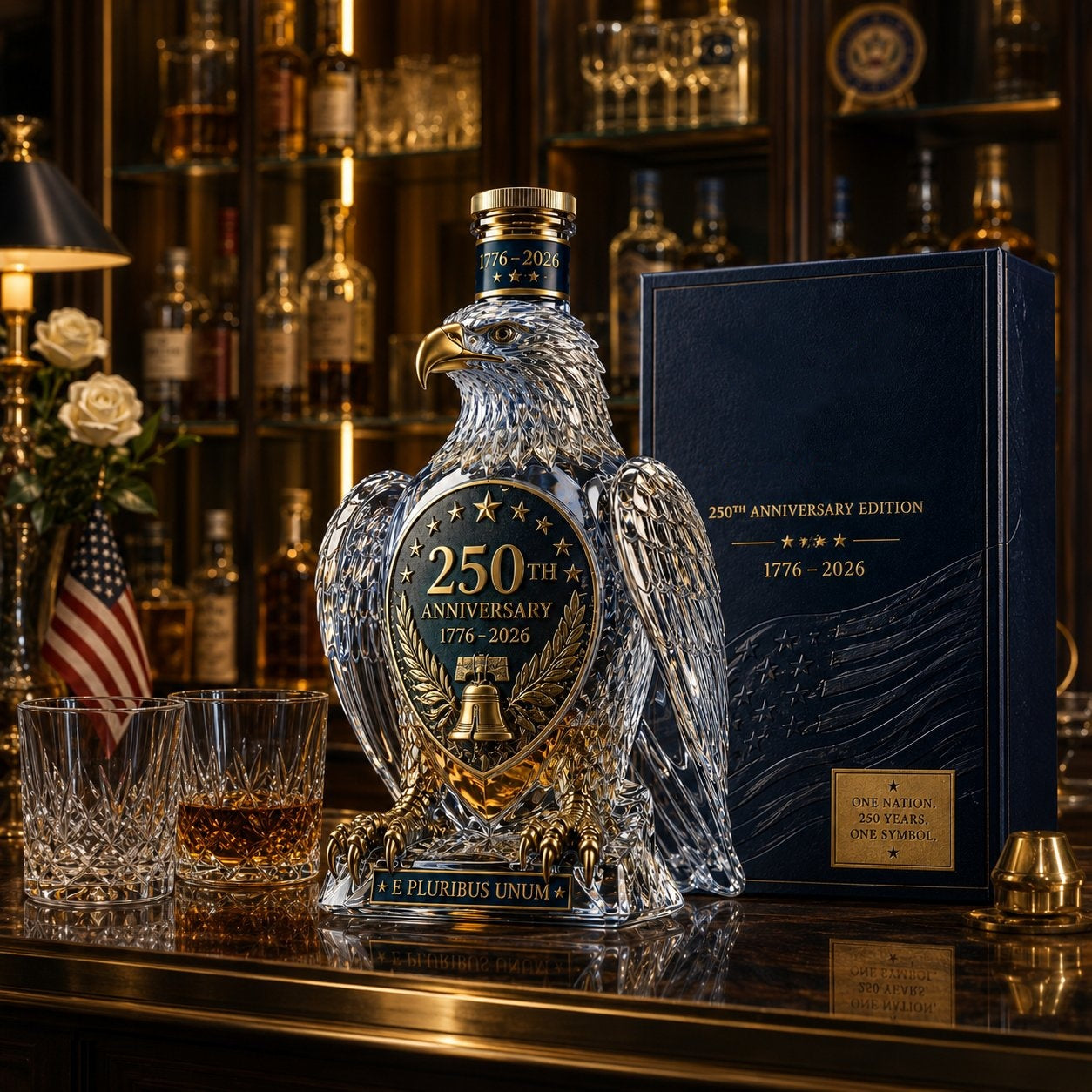 🦅🦅Hawk Whiskey Bottle -250th Anniversary Commemorative Bottle