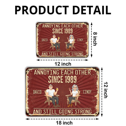 Everlasting Love - Personalized Custom Metal Sign