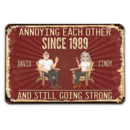 Everlasting Love - Personalized Custom Metal Sign