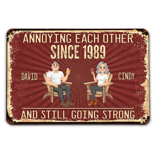 Everlasting Love - Personalized Custom Metal Sign